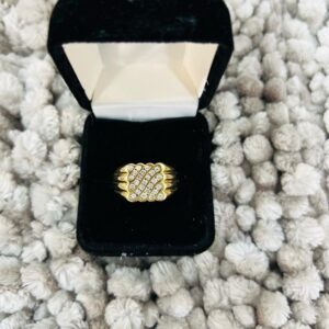 Anillo de oro de 14k & Diamantes