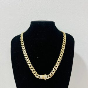 Cadena Mónaco semisolida de 10k