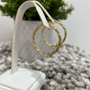 Aretes de oro de 10k